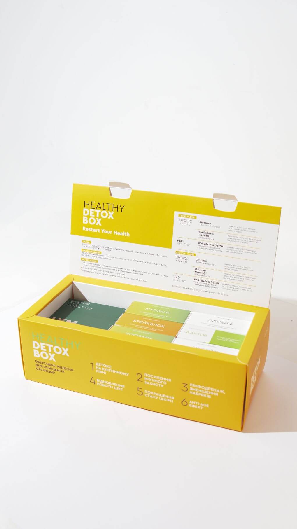 Глибока детоксикація організму — HEALTHY DETOX BOX