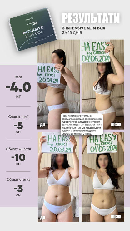 Intensive slim box - Набір для інтенсивного здорового схуднення