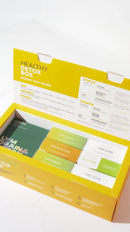 Глибока детоксикація організму — HEALTHY DETOX BOX