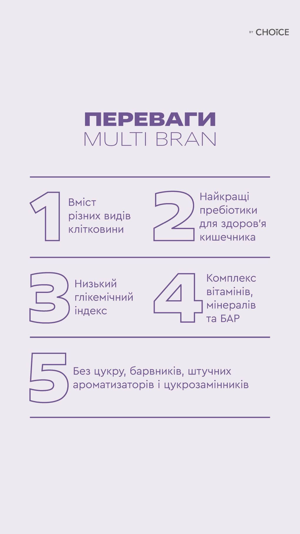 MULTI BRAN — мікс клітковини для очищення організму, контролю ваги та здоров’я травлення