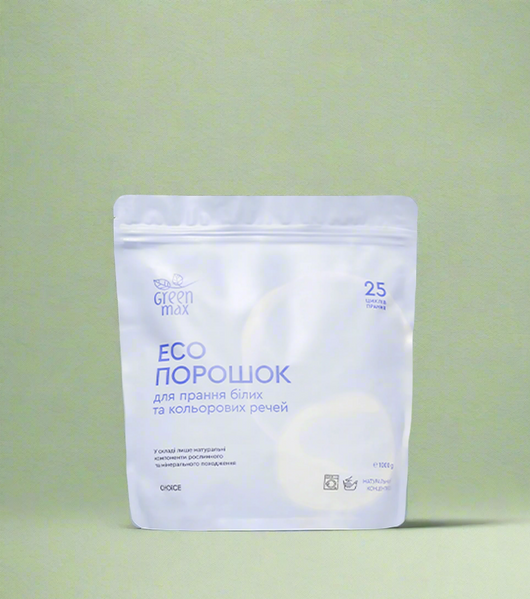 Main image for product index 1: Екопорошок для прання білих та кольорових речей