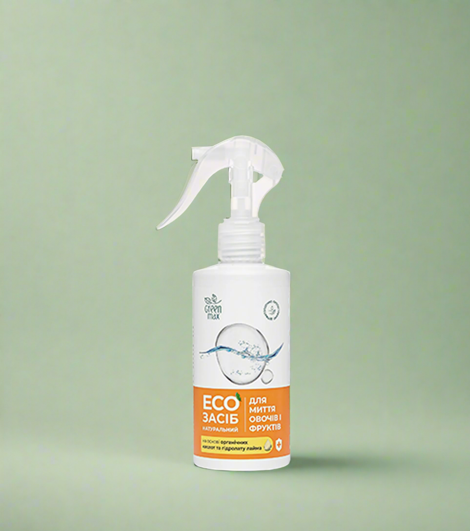 Екозасіб для миття овочів і фруктів — безпечне очищення від бактерій і хімії | BioHarmony