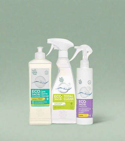 Набір «Чиста кухня» — еко-засоби Green Max для безпечного прибирання | BioHarmony