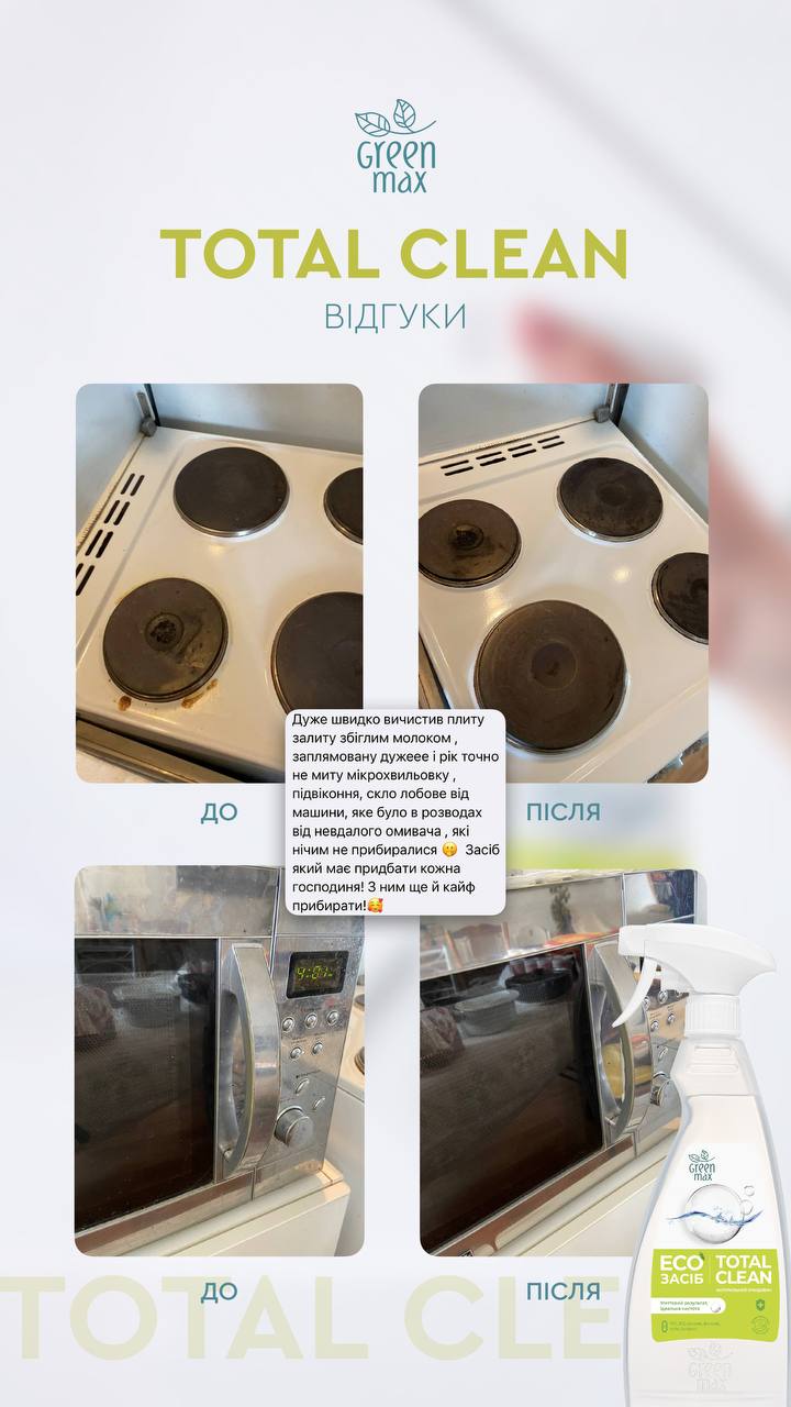 ЕКОЗАСІБ ДЛЯ ОЧИЩЕННЯ ПОВЕРХОНЬ TOTAL СLEAN від CHOICE