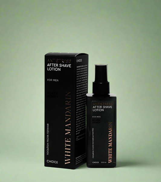 Antistress after shave lotion for men