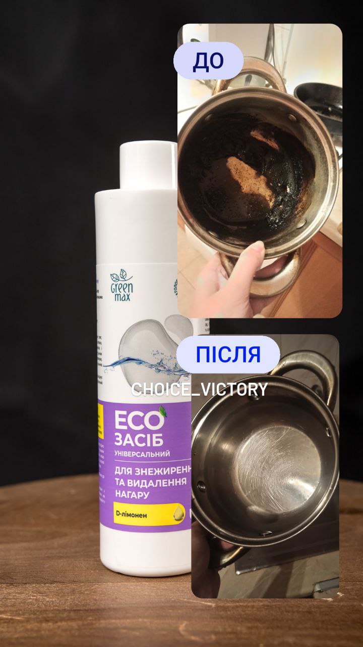 ЕКОЗАСІБ ДЛЯ ЗНЕЖИРЕННЯ ТА ВИДАЛЕННЯ НАГАРУ від CHOICE