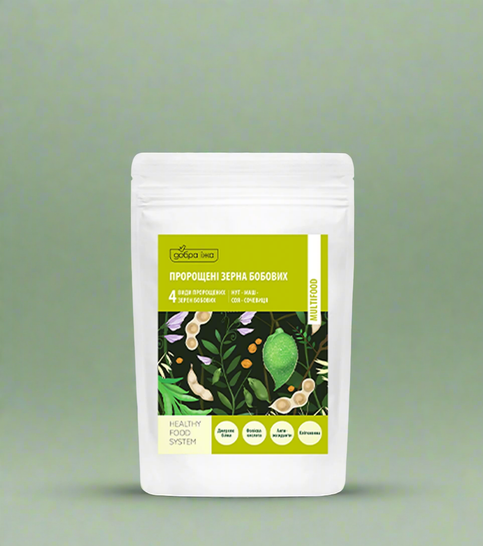 ПРОРОЩЕНІ ЗЕРНА БОБОВИХ від CHOICE